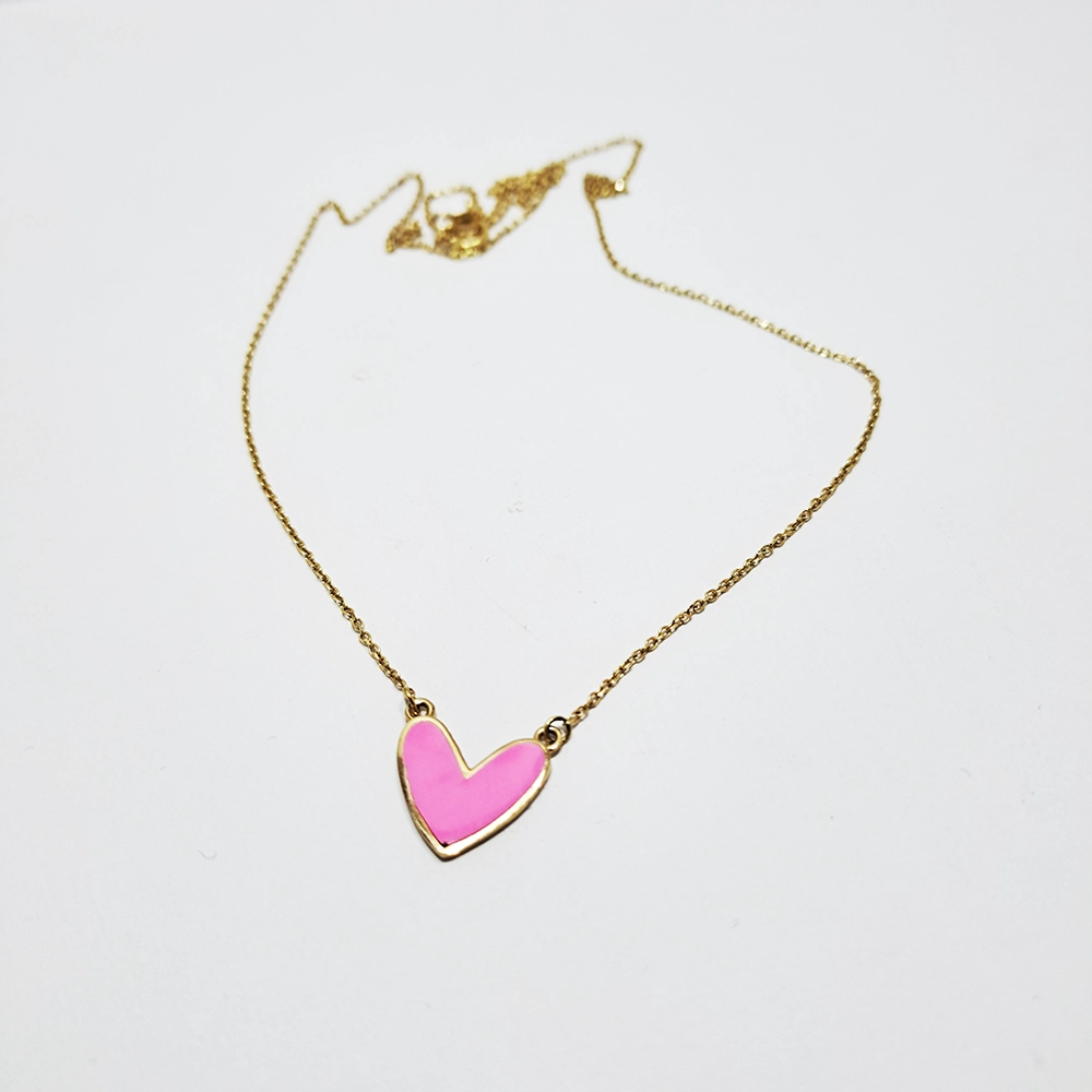 01 - آویز گزدنی فانتزی قلب صورتی - 1.77 - omid5