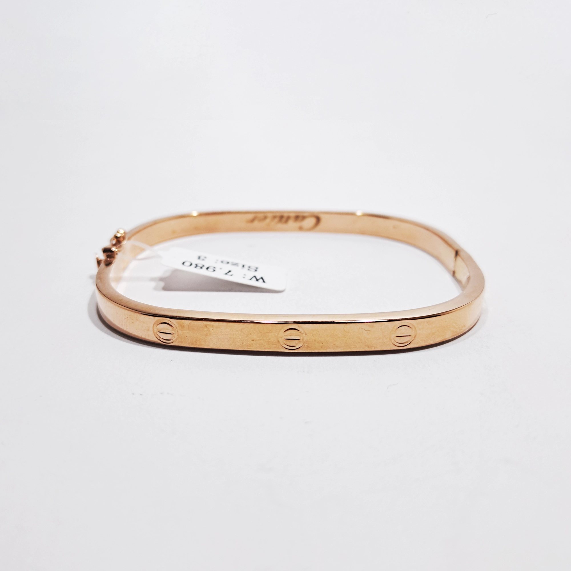 النگو طلا لاو کارتیه تلویزیونی رزگلد