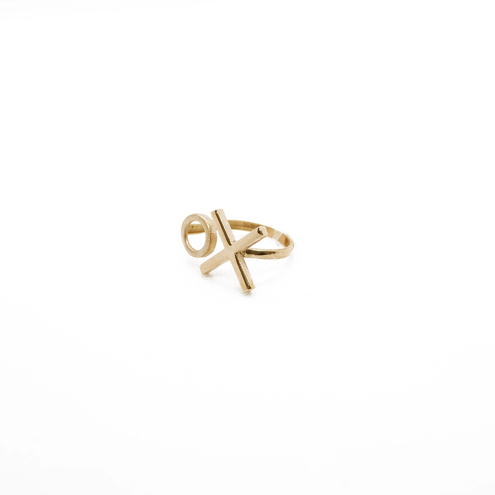 انگشتر طلا مینیمال سری بامبو طرح نات