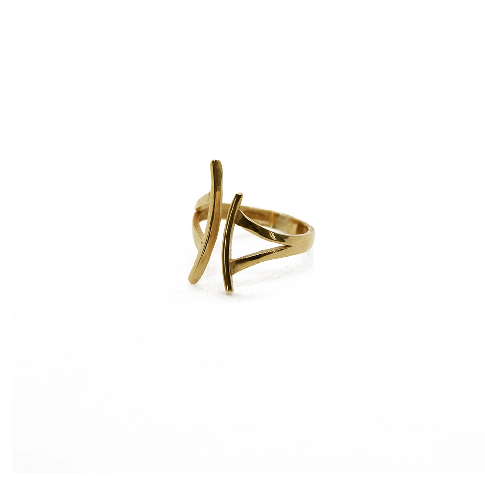 انگشتر طلا مینیمال طرح تراد