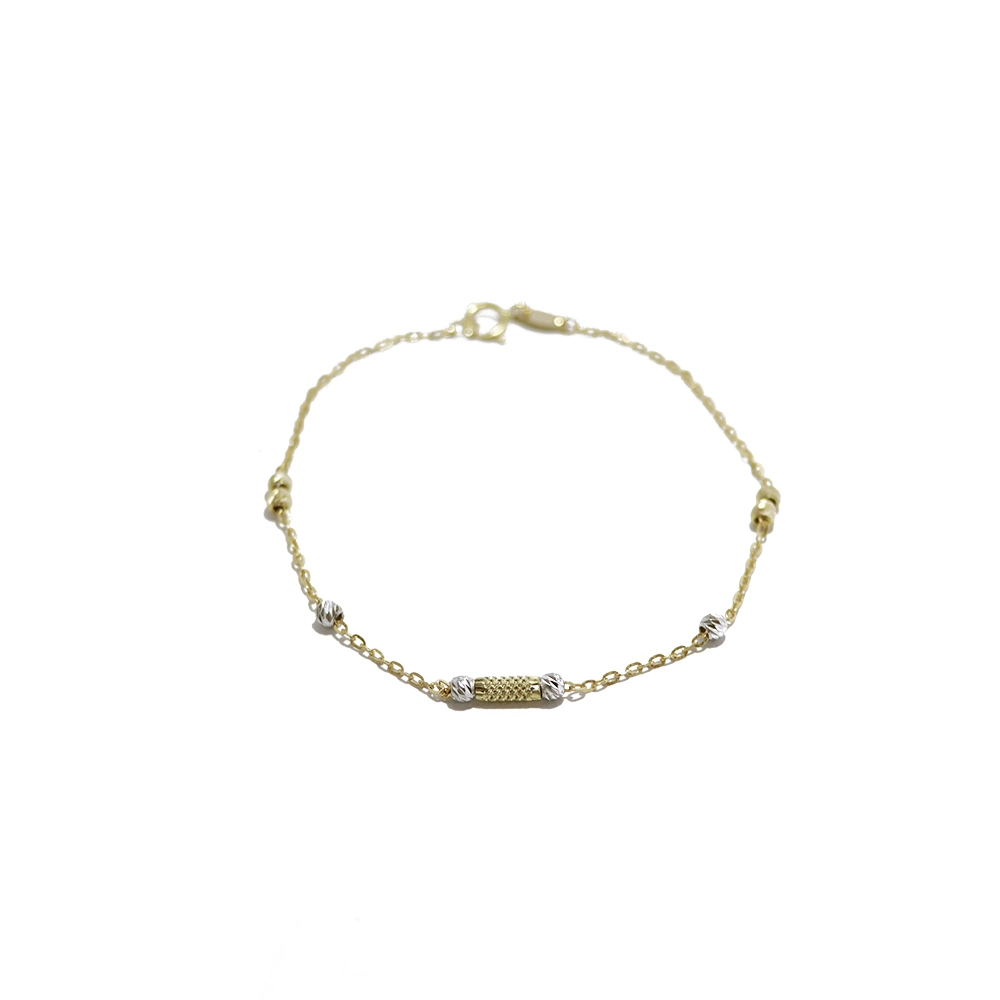 دستبند طلای ال برنادو نسیم طرح 3