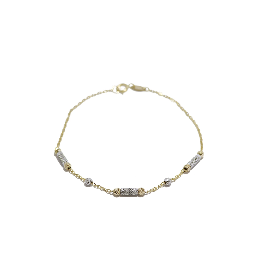 دستبند طلای ال برنادو نسیم طرح 4