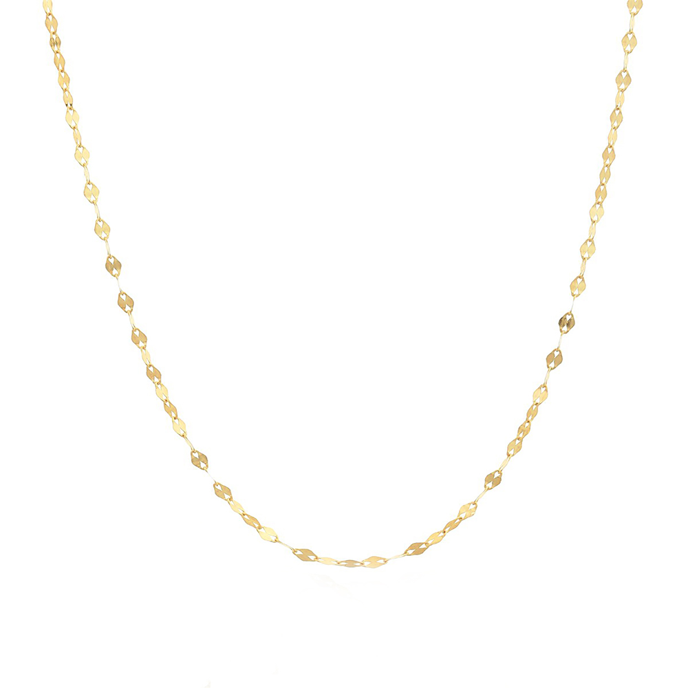 زنجیر گردنبند پولکی ایتالیایی