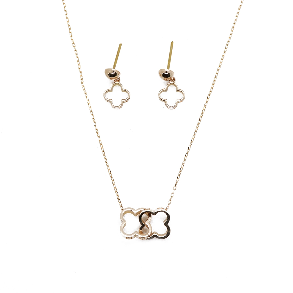 نیم ست طلا سری اس ای طرح ونکلیف