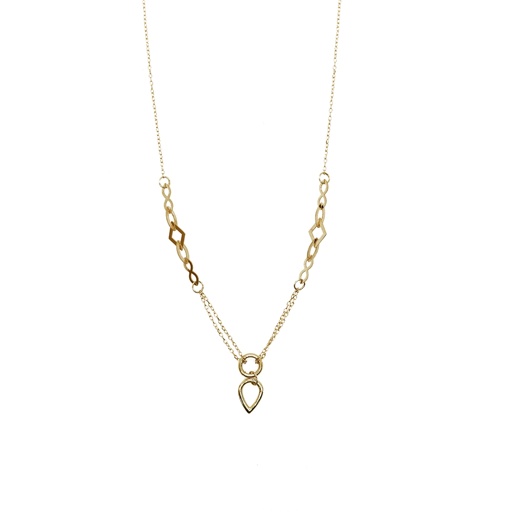 گردنبند طلا سری سلنا مدل سرمون