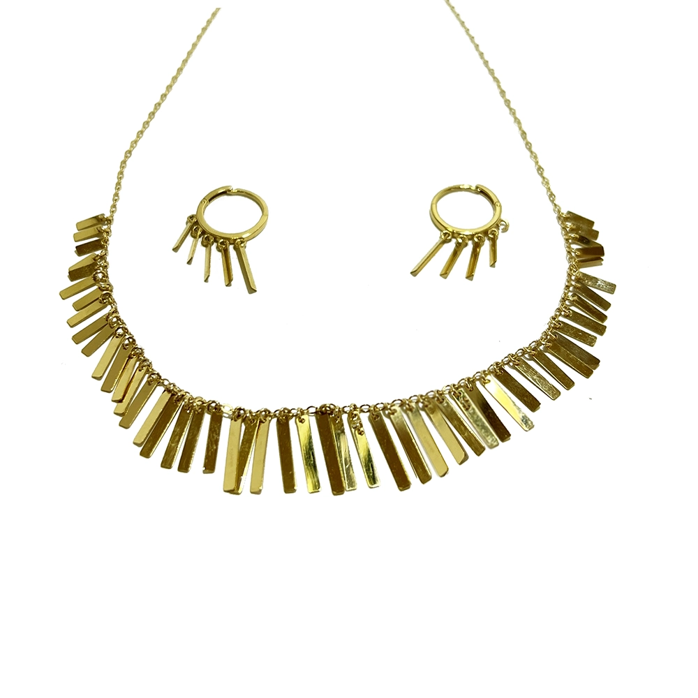 گردنبند و گوشواره مدل سرخ پوستی